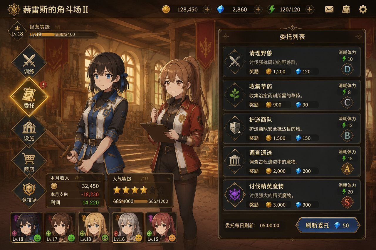 赫雷斯的角斗场Ⅱ 攻略要点 演示图 2